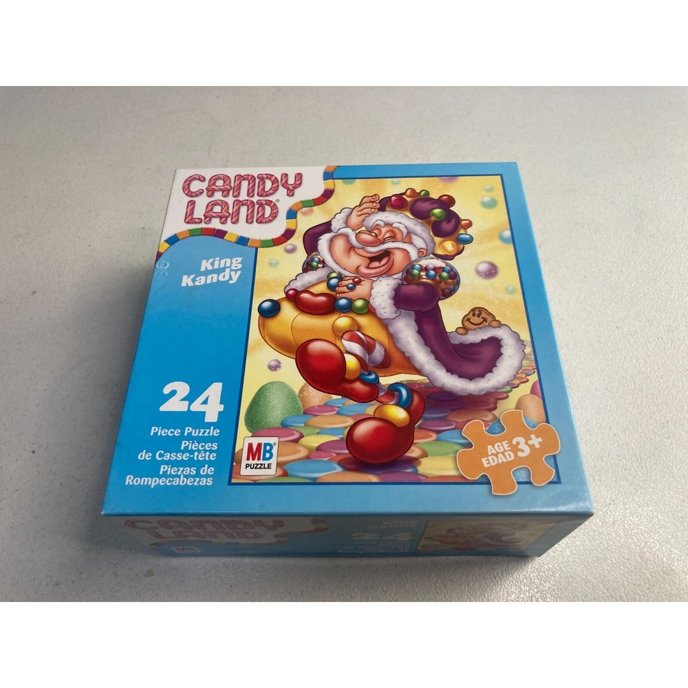 Vintage 2004 Milton Bradley Hasbro Candy Land 24 Piece Puzzle Rare HTF New
